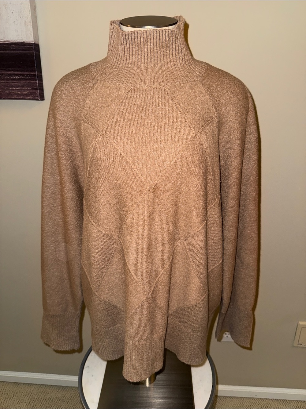 Banana Republic Tan Turtleneck Sweater